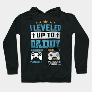 Leveled Up To Promoted To Dad Hoodie